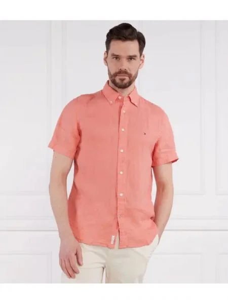 Tommy Hilfiger De in cămașă PIGMENT DYED LINEN RF SHIRT S/S