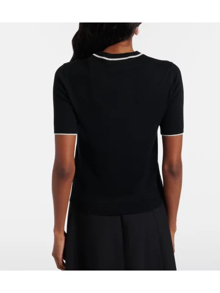 Pulover Valentino de lână negru