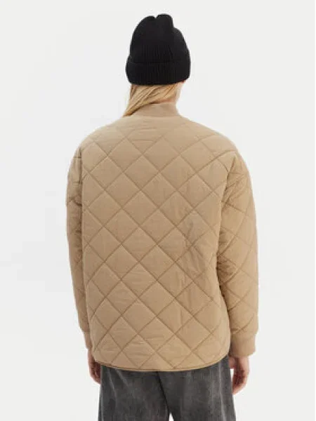 Quiksilver Prechodná bunda Shining Quilted béžová