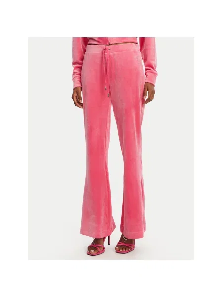 Juicy Couture Παντελόνι φόρμας Christine Flared Leg ροζ