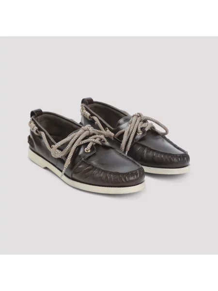 Półbuty Golden Goose skórzane brązowe
