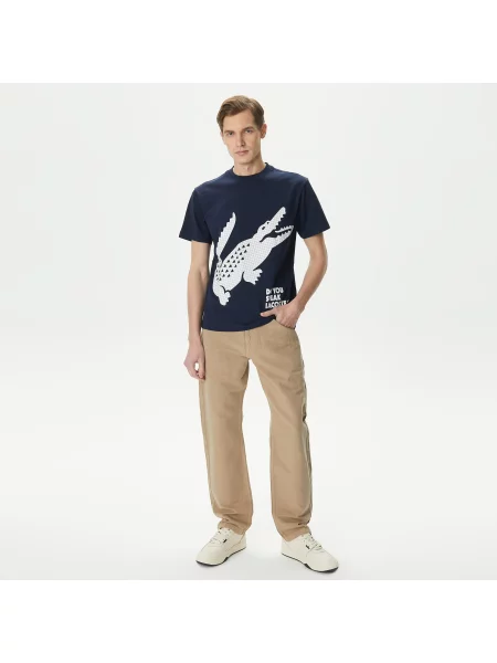 Lacoste T-Shirt granatowy