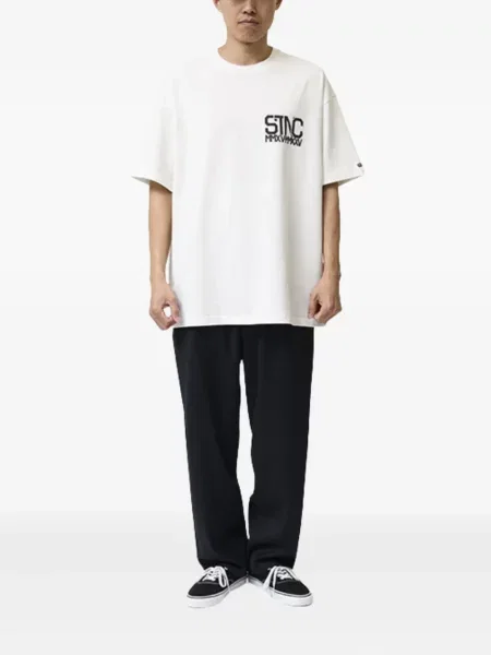Tricou Stance cu imagine alb