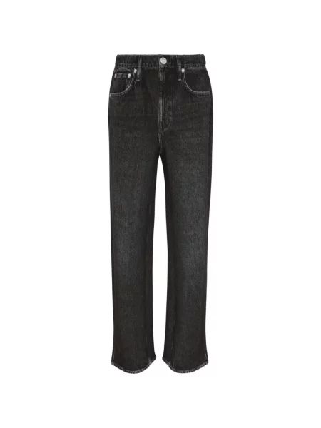 Blugi cu picior larg Rag & Bone negru