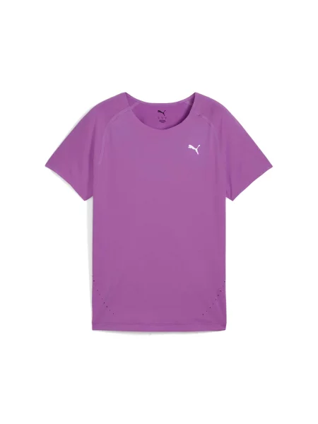 Футболка PUMA Everyday Cloudspun Ss Tee​ W комбінований верх фіолетовий