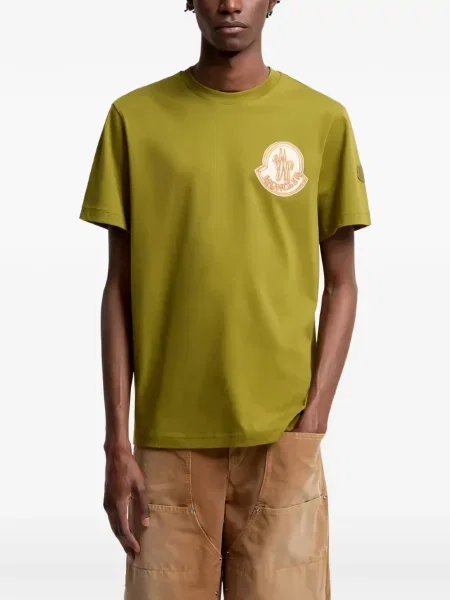 Tricou Moncler cu autograf verde