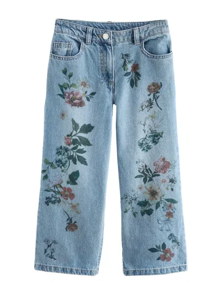 Next Jeans denim / verde pin / portocaliu închis / roşu închis albastru