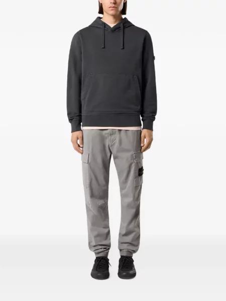 Pantaloni cargo Stone Island cu strasuri gri