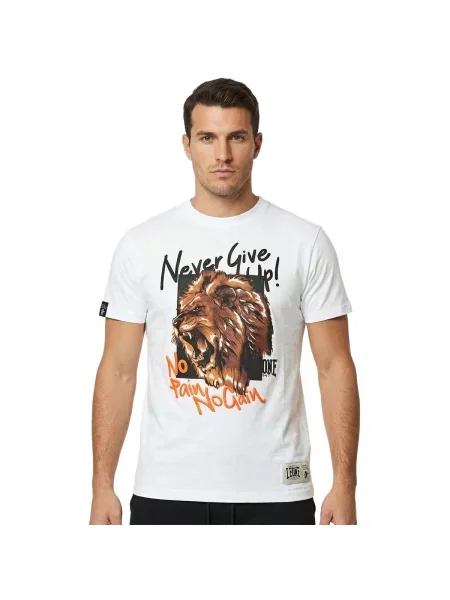 Scurt tricou Leone 1947 cu mâneci scurte alb
