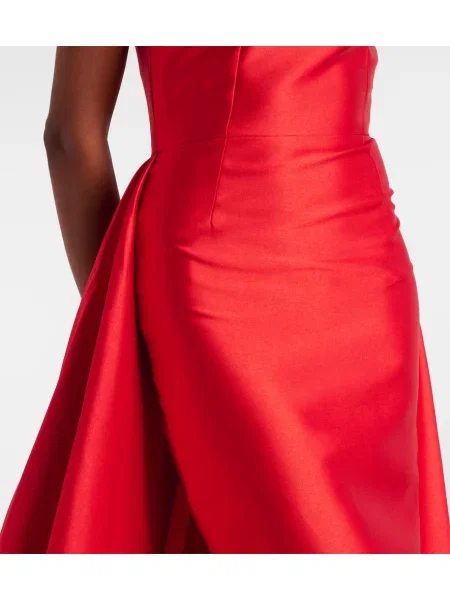 Rochie Solace London din satin roșu