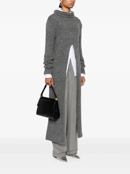 Raštuota rankinė Jil Sander juoda