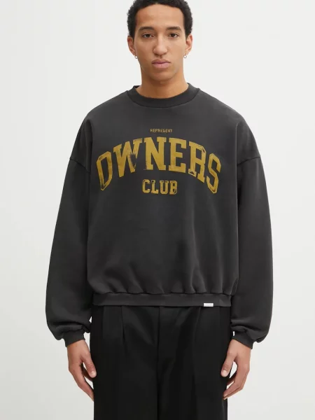 Represent hanorac de Owners cu imprimeu gri