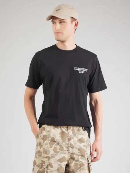 Tricou Carhartt WIP Short Sleeve Alumni T-Shirt UNISEX Black S negru