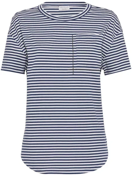 Koszula Brunello Cucinelli niebieska