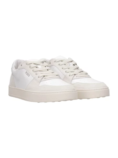 Sneakersy Tod's zamszowe białe