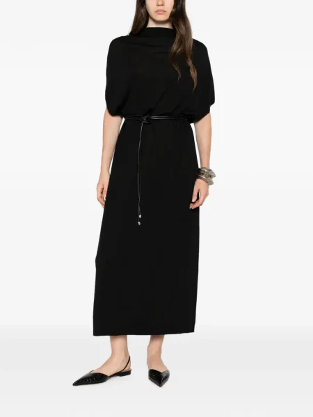Rochie maxi Liviana Conti tricotate negru