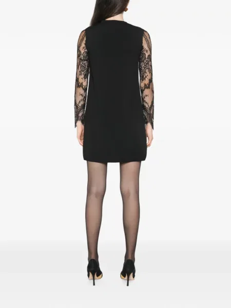 Rochie mini Valentino Garavani din dantelă negru