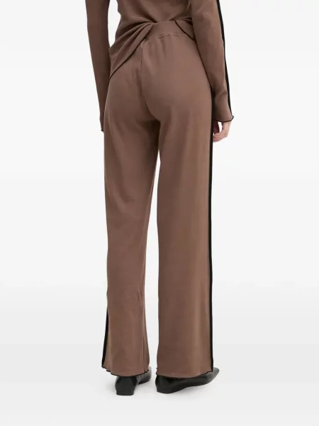 Hlače Résumé s vezicama smeđa