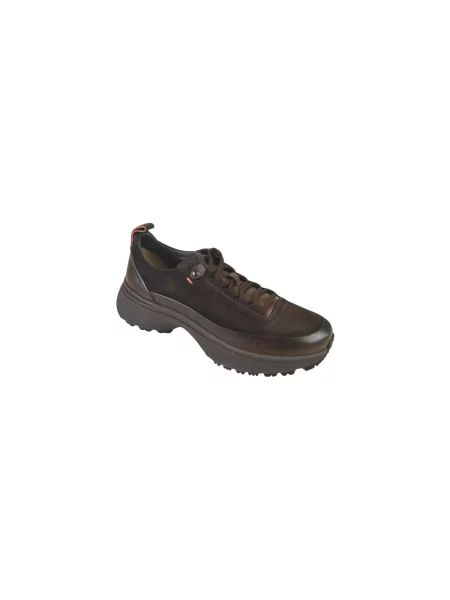 Sneakersy Santoni brązowe