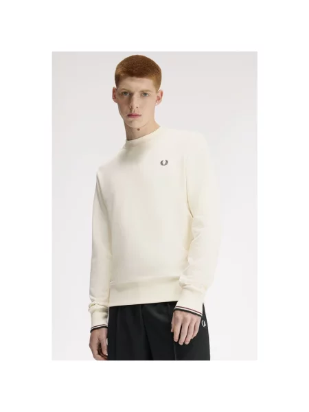 Bluza nierozpinana Fred Perry beżowa