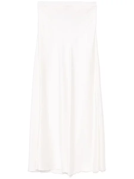 Fustă Avant Toi din satin alb