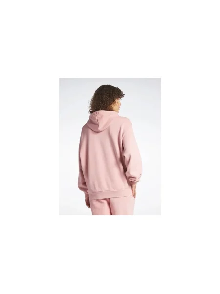 Kapucnis szvetter Reebok rózsaszín
