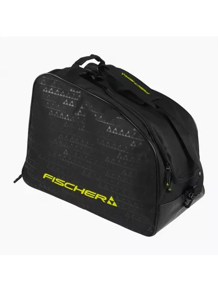 Sításka bakancs és sisak Fischer Boot Helmet Bag Alpine Eco 45 l fekete/sárga. Méret: 45 l fekete
