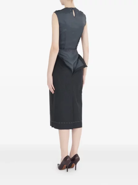 Rochie tip creion Maison Margiela de costum gri