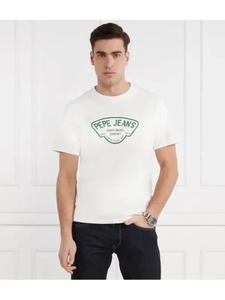 Pepe Jeans London Tricou CHERRY alb