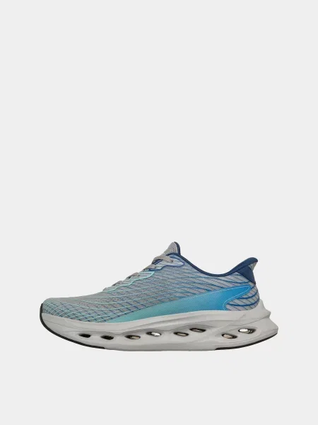 Кожаные кроссовки для бега Skechers серые