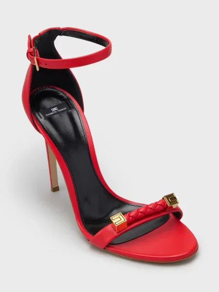 Босоножки Elisabetta Franchi красные