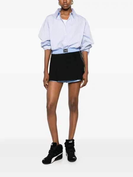 Pantaloni scurți Alexander Wang cu autograf negru