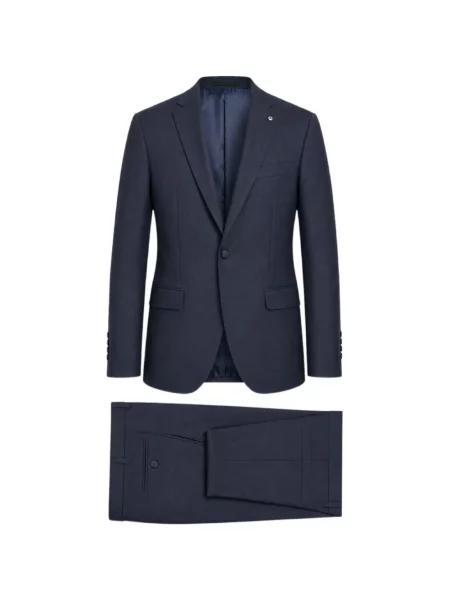 Costum Etiem Textil S.l. cu rever albastru