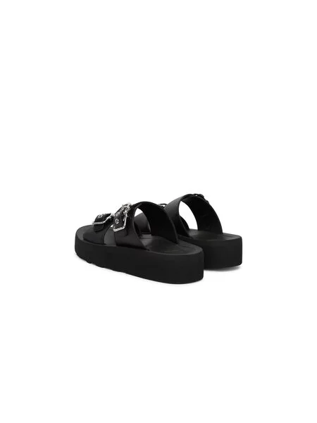 LOVE MOSCHINO Natikači črna