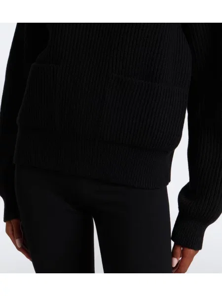 Pulover Alaïa de lână negru