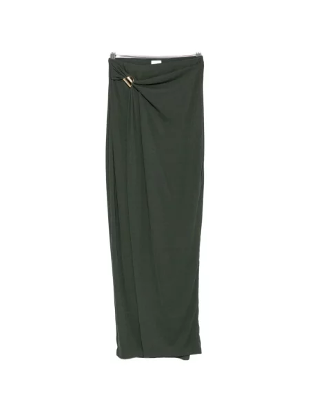 Fusta maxi Nanushka drapată verde