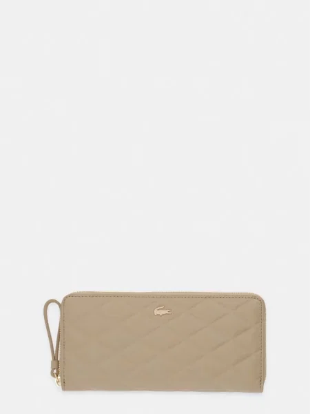 Lacoste portofel RFID pentru femei din piele maro
