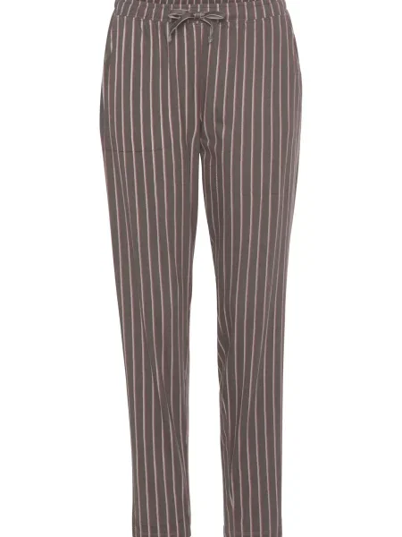 S.Oliver Pantaloni de pijama / maro / roșu deschis bej