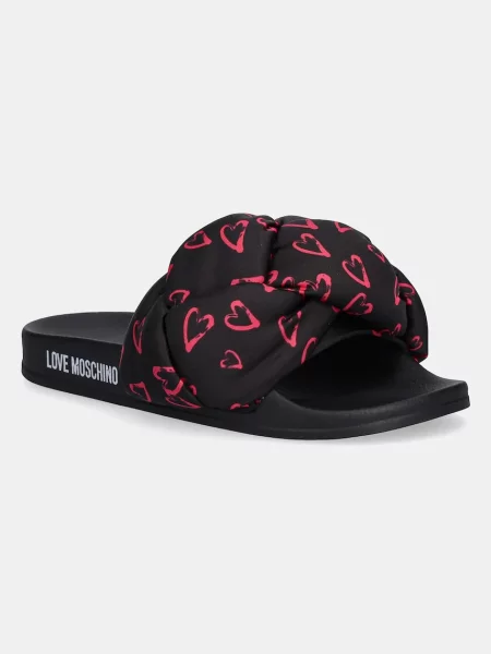 Чехли Love Moschino черно