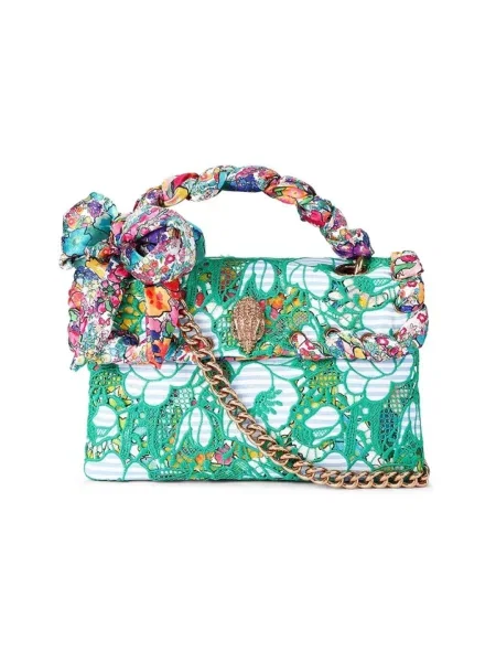 Kurt Geiger London torebka crossbody KENSINGTON zielona
