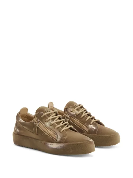 Sneakerși Giuseppe Zanotti din piele de căprioară