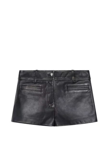 Szorty Stand Studio skórzane czarne