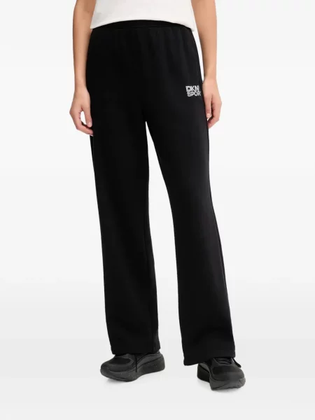 Pantaloni Dkny cu mărgele alergare negru