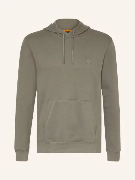 Boss Bluza Z Kapturem Wetalk gruen szara