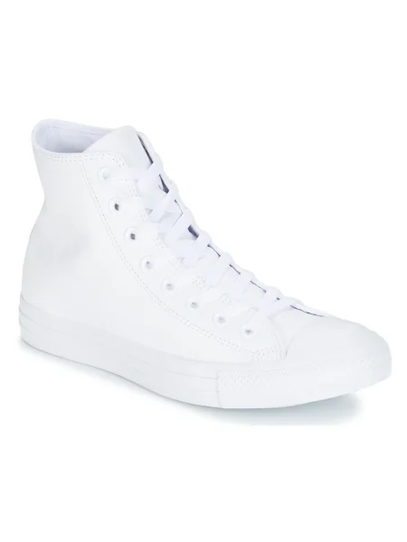 Jednofarebné tenisky Converse biela