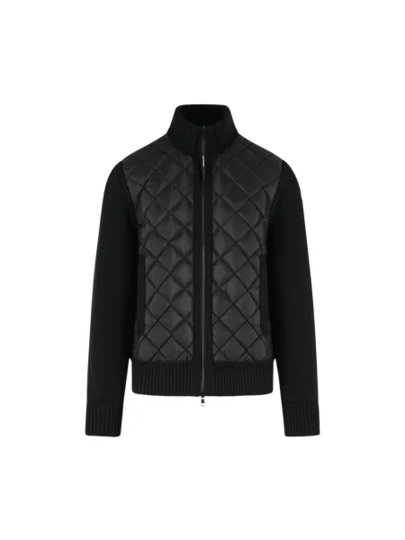 Kardigan Moncler wełniany czarny