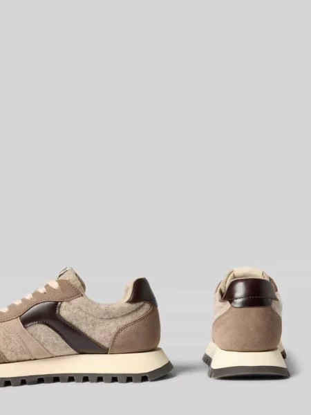 Sneakersy z mieszanki skóry model Caffay' Gant beżowe