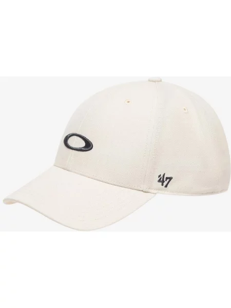 Czapka z daszkiem Oakley MVP biało-czarna biała
