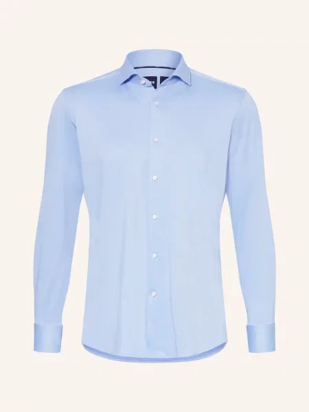 Boss Koszula Hank Performance Slim Fit blau błękitna