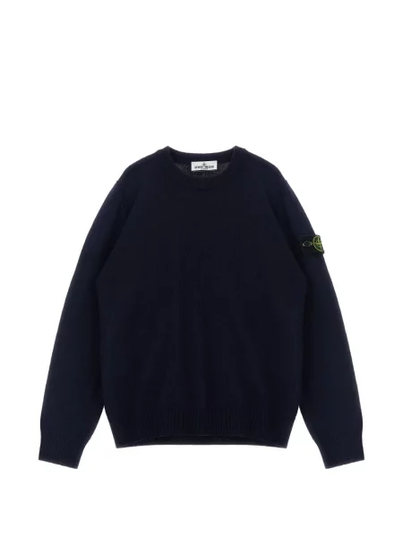 Sweter dziecięcy Stone Island niebieski